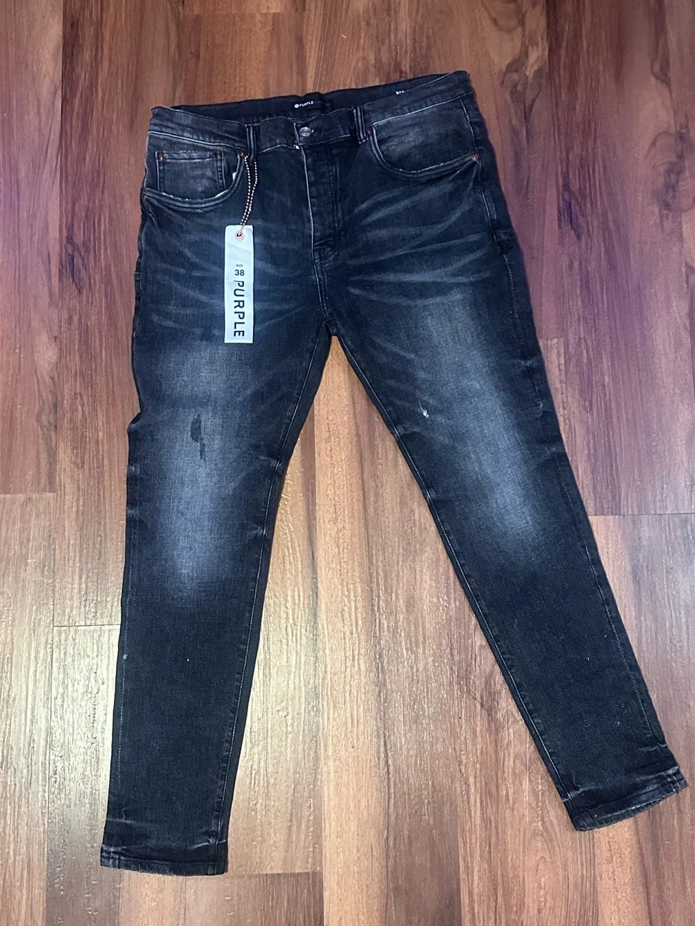 Black Purple Jeans